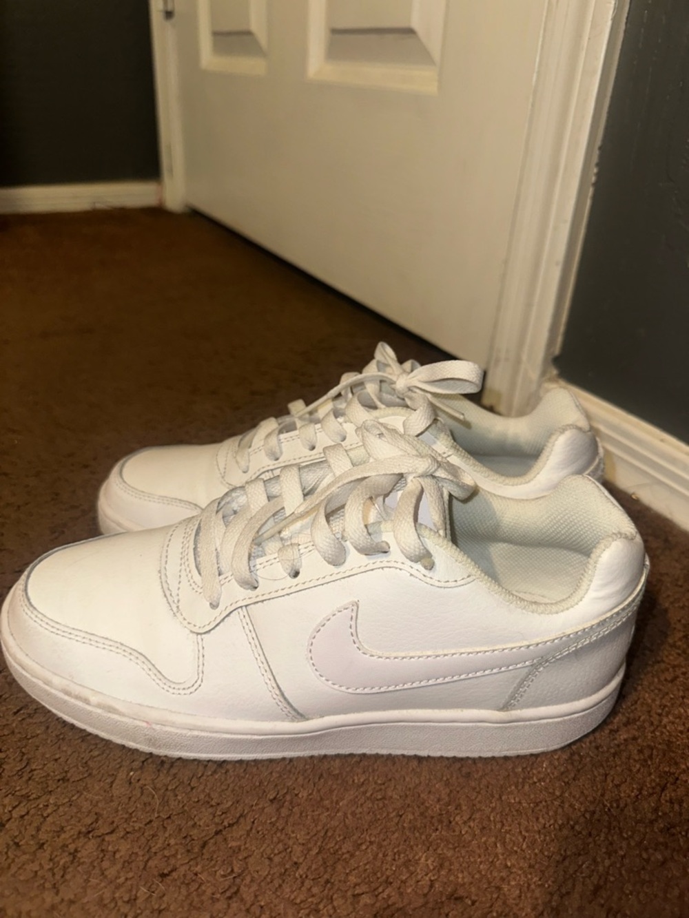 Nike White Low-Top Casual Sneakers